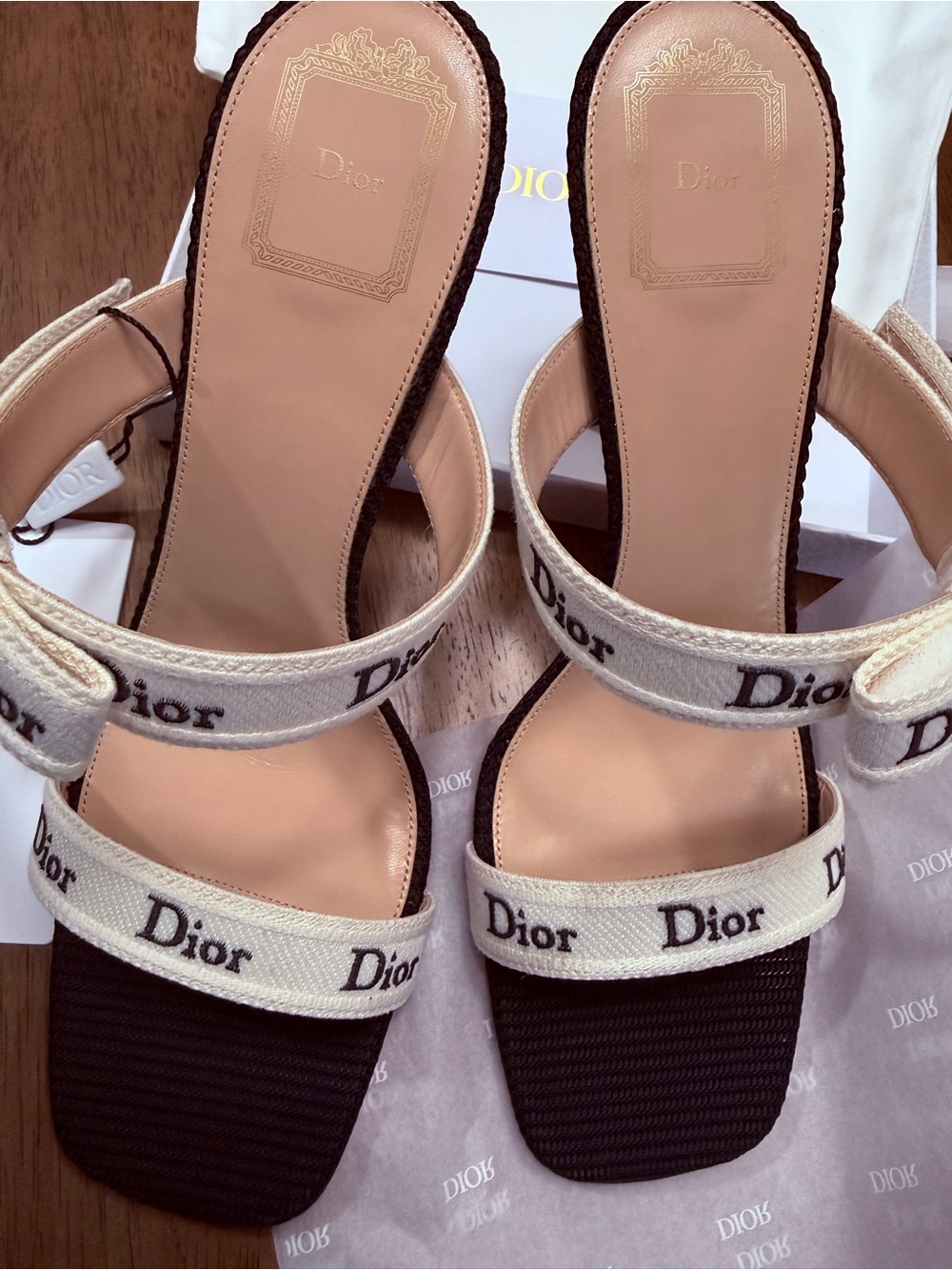 Dior Heeled Sandal with J'Adior Straps - Picture 12 of 15